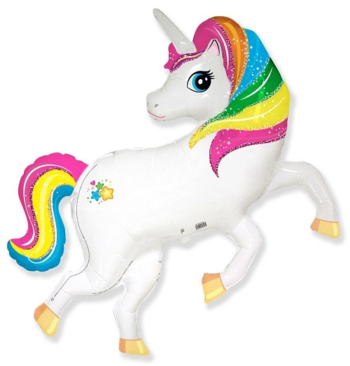 Balón foliový Jednorožec - UNICORN 90 cm