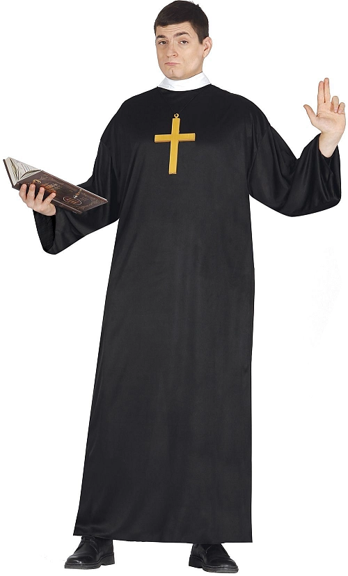 KOSTÝM KNĚZ - MNICH - VEL. XL (54-56)