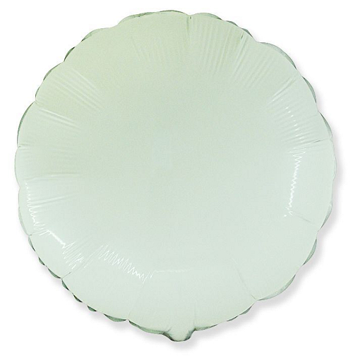 Balón foliový 45 cm Kulatý  bílý