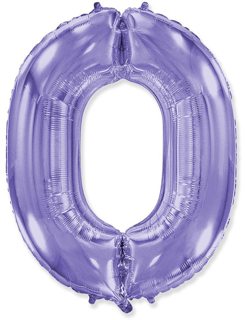Balón foliový číslice FIALOVÁ - LILA 102 cm - 0