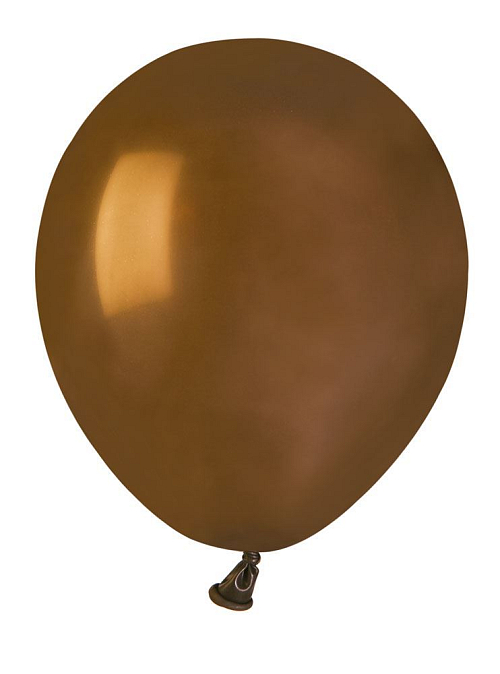 Balónek latexový MINI - 13 cm – Hnědý - 1 ks