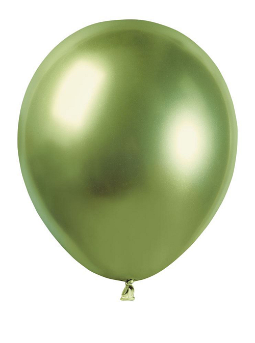 Balónek chromovaný MINI - 13 cm - lesklý zelený KIWI - 1ks