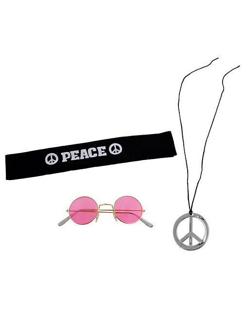 Sada Hippies - hipís - 3 ks - 60. léta