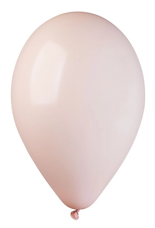 Balónky 100 ks SHELL - PERLOVĚ RŮŽOVÉ - 30 cm pastelové