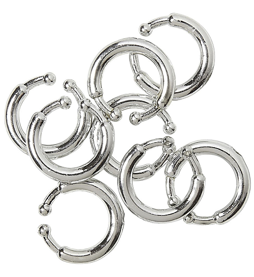 Sada falešných piercingových kroužků - piercing - 8 ks