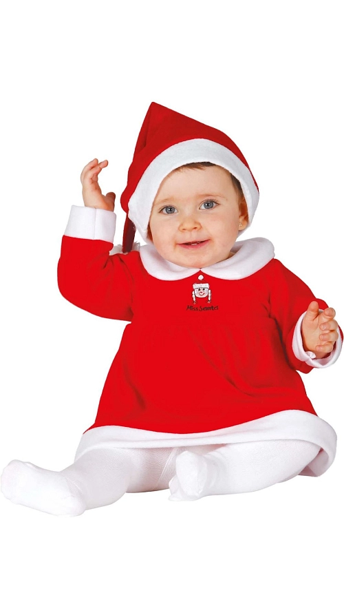 Dětský kostým paní Santová  - vel.12 -24 měsíců