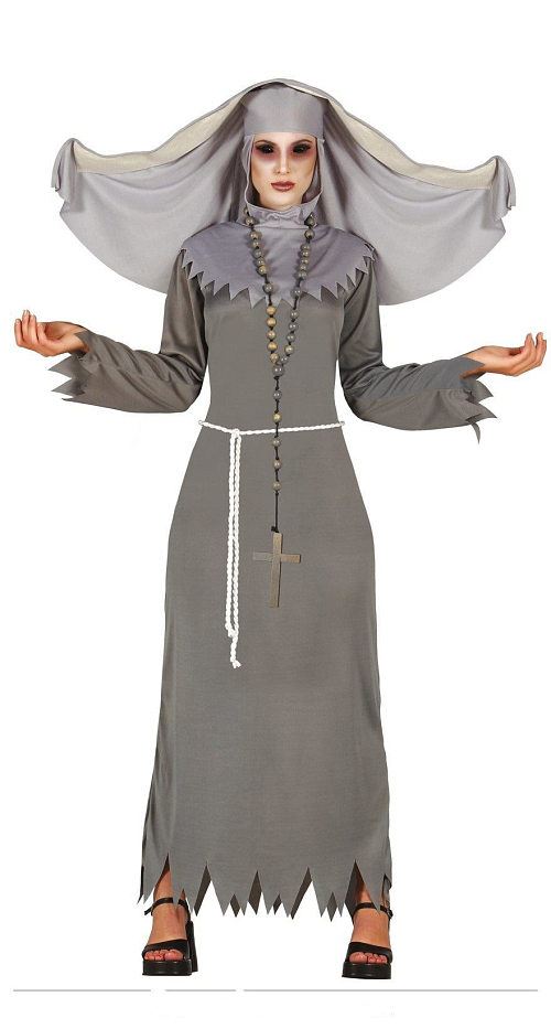 Kostým ďábel jeptiška - sestra - vel. L (42-44) - HALLOWEEN