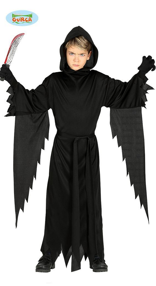 Dětský kostým Vřískot - smrťák - vel. 7-9 let - Halloween