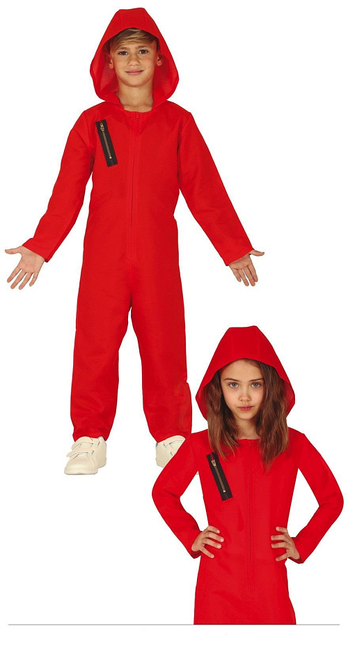 Dětský kostým - La Casa de Papel - Papírový dům - vel. (14-16 let)