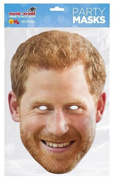 Princ Harry - maska celebrit