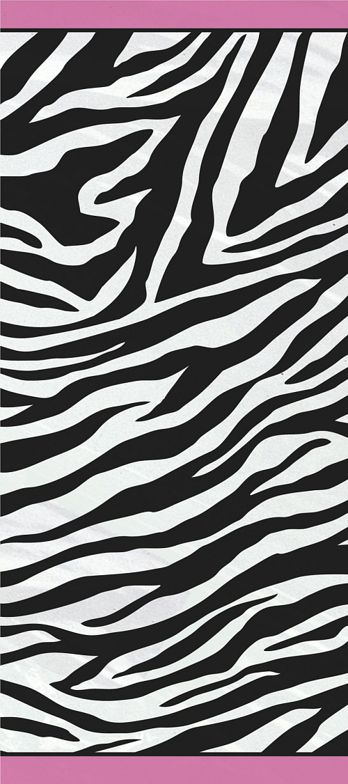TAŠKA CELOFÁN - ZEBRA  - 20 ks