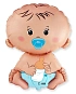 Balón foliový Miminko - chlapeček - kluk - Baby shower - 60 cm