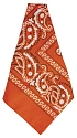 Šátek kovbojský - Western - oranžový - 1 ks