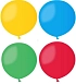 Helium plnění latexových balonků 60 cm