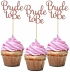 Zapichovátka do cupcaku - Bride To Be - Rozlučka se svobodou - 12 ks