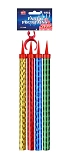 PÁRTY FONTÁNA 24 cm s držákem na láhev - 4 ks barevná 3/50/4