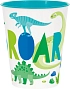 Plastové kelímky DINOSAURUS - zelenomodré - 295 ml - 4 ks