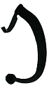 Ocas čerta černý - Vánoce