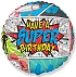 Balón fóliový kulatý Komiks - Super Birthday - Narozeniny - 48 cm