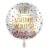 Balón foliový - Všechno nejlepší -  narozeniny - 43cm