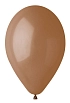 Balónky 100 ks hnědé MOCHA  - 26 cm pastelové