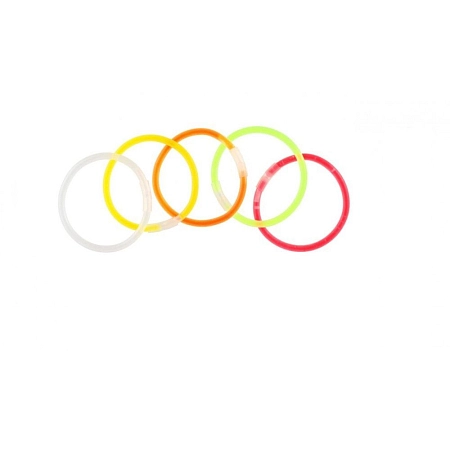 Svítící náramek 20 cm - 50 ks - svit 4-6h.