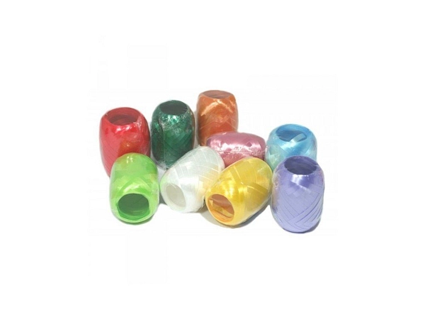 Stuha - klubíčko hladká 5mm x 20m mix barev - 1 ks