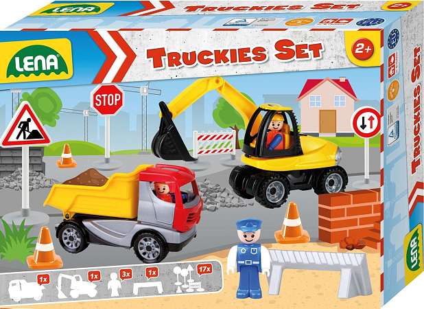 TRUCKIES SET STAVBA,okrasný kartón