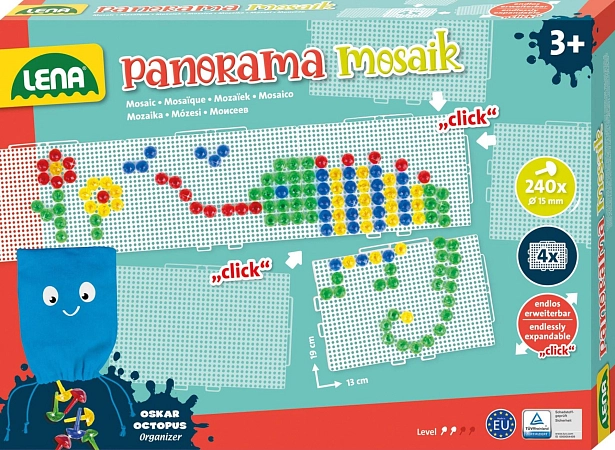 Mozaika sada,panorama XL transparentní