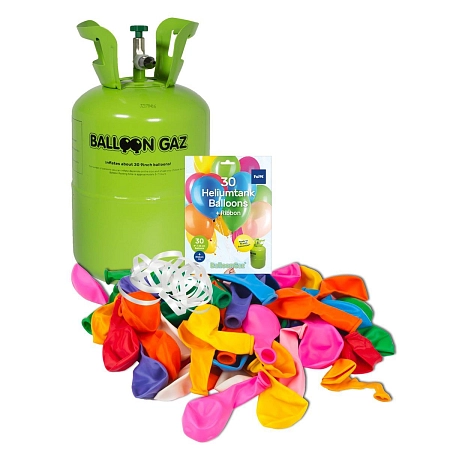 HELIUM DO BALONKŮ - BALLOONGAZ JEDN. NÁDOBA +30balónků,země původu EU