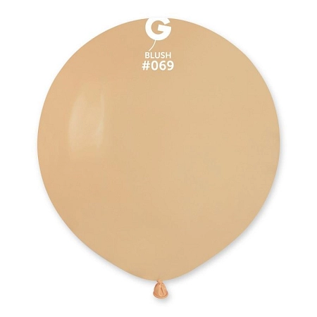 Balónek latexový 48 cm – Pastelový TĚLOVÝ, 1 KS