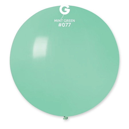 Balón latex 80 cm - Zelený mátový 1 ks