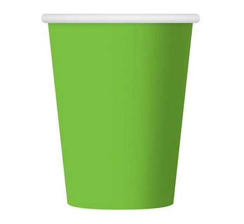 Kelímky zelené 250 ml - 6 ks