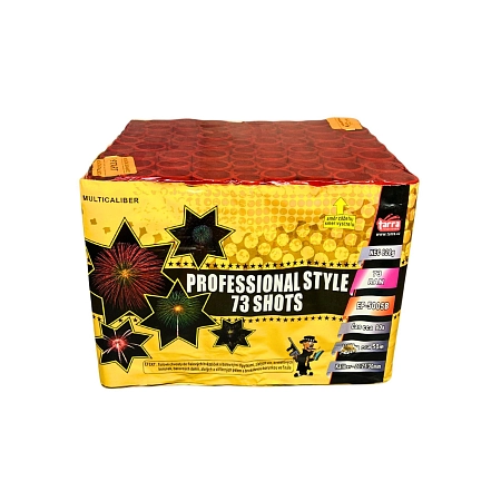 OHŇOSTROJ - BATERIE VÝMETNIC PROFESSIONAL STYLE BOX 73 RAN  4x1 - multikalibr