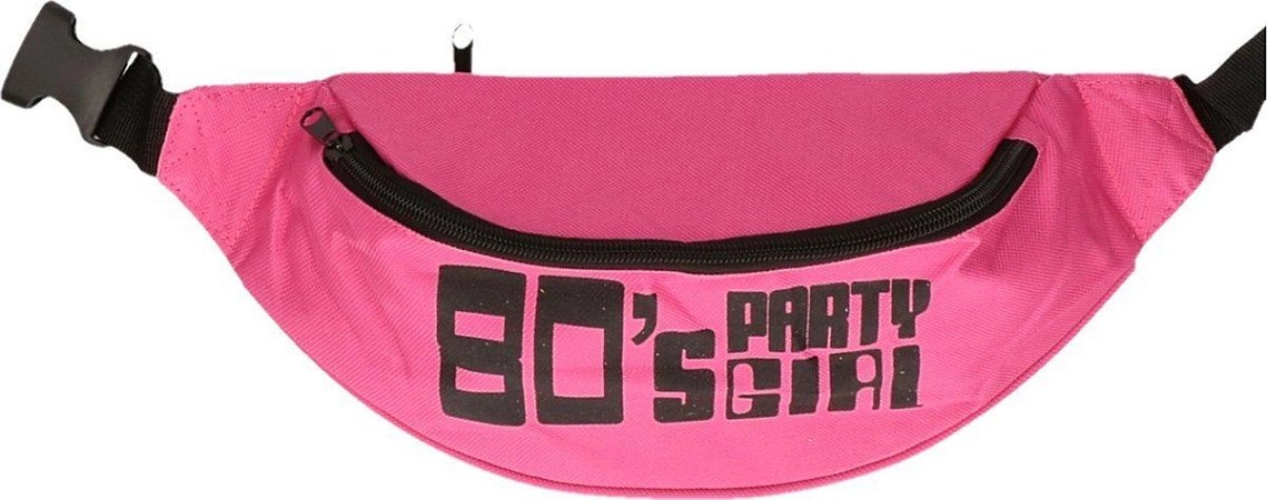 Retro ledvinka růžová - neon - 80.léta - disco