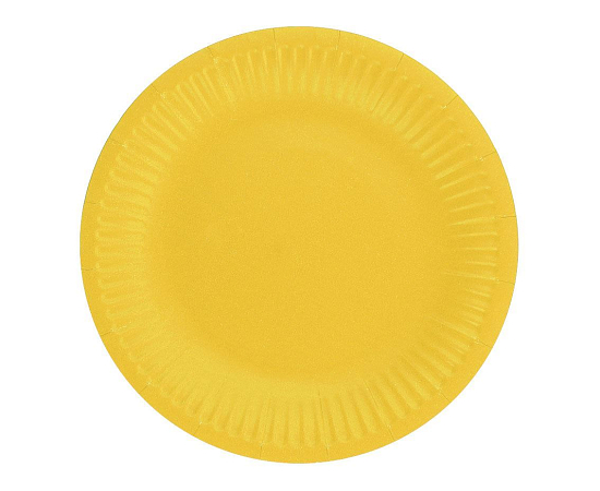 Talíře žluté 18 cm - 6 ks