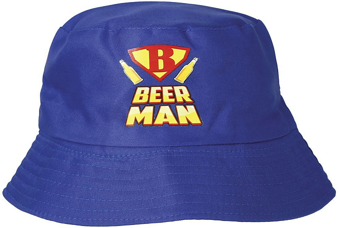 Párty modrý klobouk - Beer Man - pivo - Oktoberfest