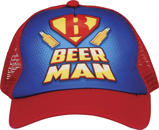 Párty kšiltovka Beer Man - pivo - Oktoberfest - unisex