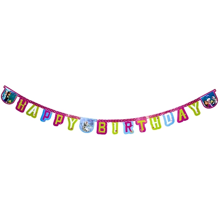 Girlanda Frozen - Ledové království  HAPPY Birthday - narozeniny - 215 cm