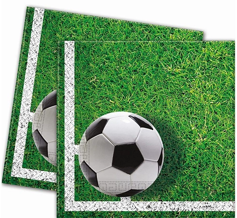 Papírové ubrousky FOTBAL 33x33 cm, 20 ks