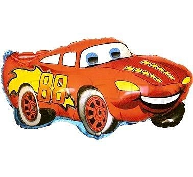 Balón foliový 60 cm - veselé auto - Cars