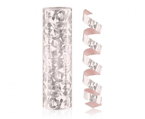 Serpentýna holografická růžovo zlatá - rose gold - 400 cm - 1 ks