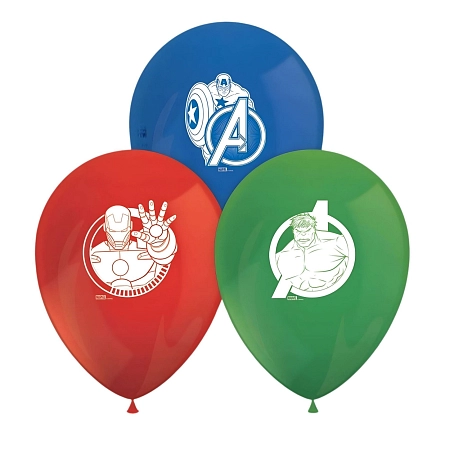Latexové balónky AVENGERS - 28 cm - 8 ks