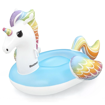 Nafukovací Jednorožec - unicorn s úchyty  - dětský - 155 x 119 cm