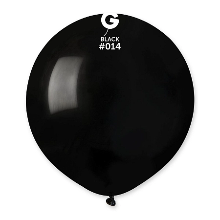Balónek latexový 48 cm – Pastelový ČERNÝ, 1 KS