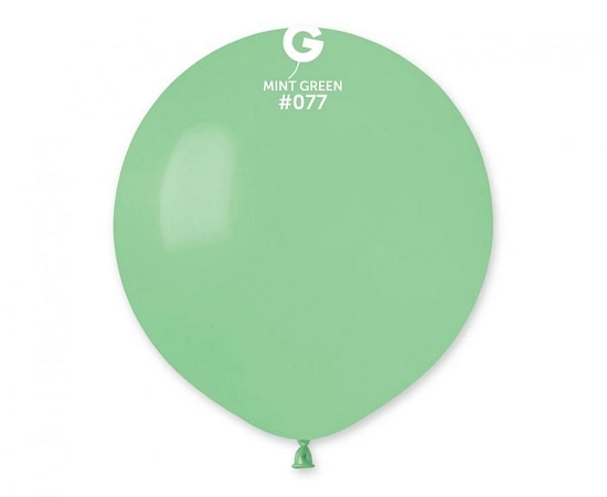 Balónek latexový 48 cm – Pastelový mátově zelená, 1 KS
