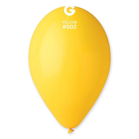 Balónky 100 ks ŽLUTÉ 26 cm pastelové
