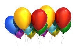 Helium plnění latexových balonků 48 cm