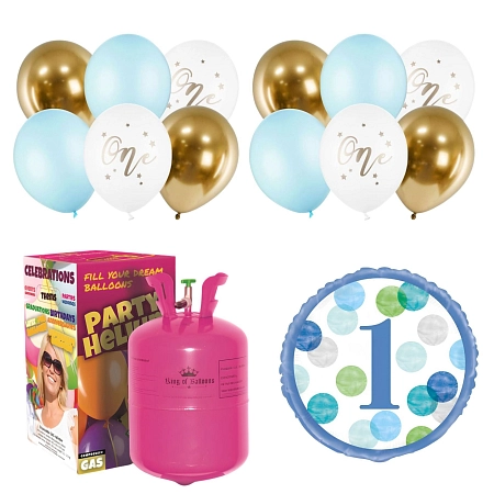 HELIUM SADA NA 1.NAROZENINY MALÁ OSLAVA KLUK - 200 L
