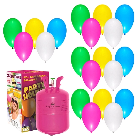 HELIUM SADA SVÍTICÍ VELKÁ PÁRTY - 400 L